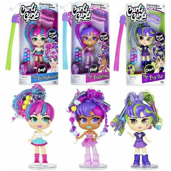 Curli Girls Bayli The BIRTHDAY GIRL Curling Hair - Picture 6 of 6